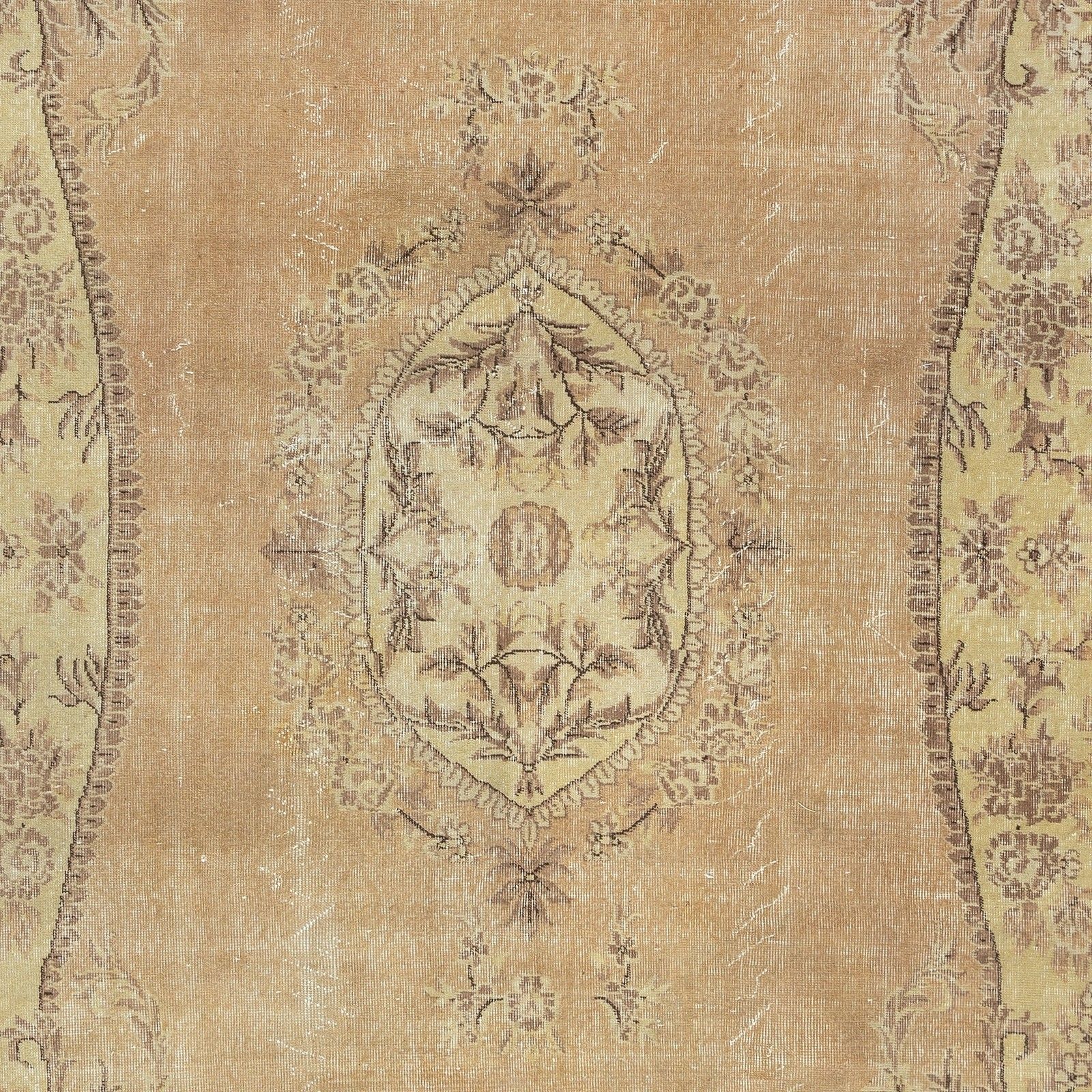 7x10.5 Ft Vintage Handmade Turkish Area Rug Farmhouse And Country Home Decor photo Textiles