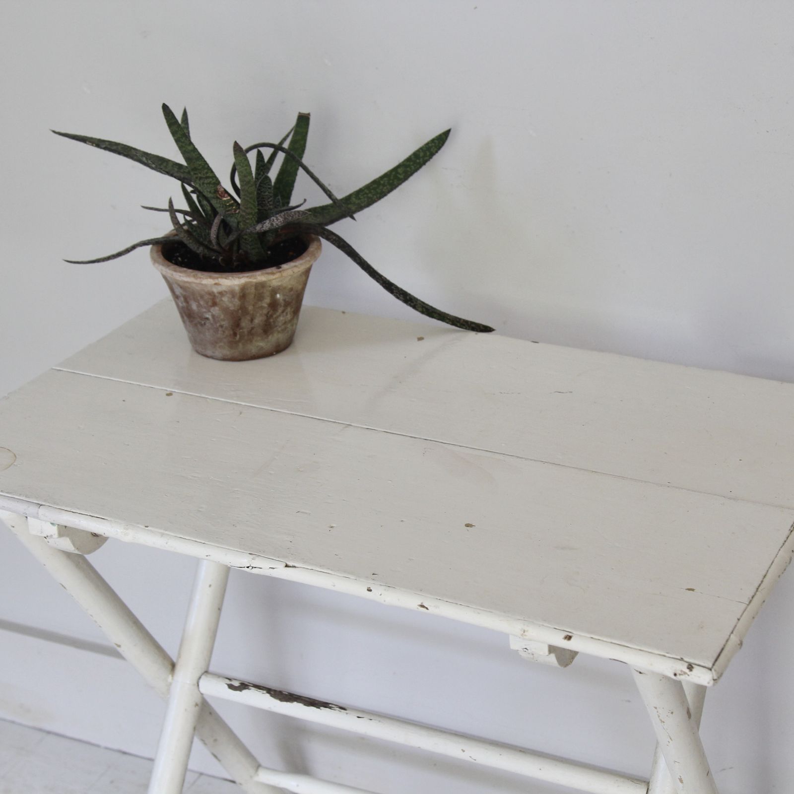 Antique French Bamboo Folding Table photo 164.0