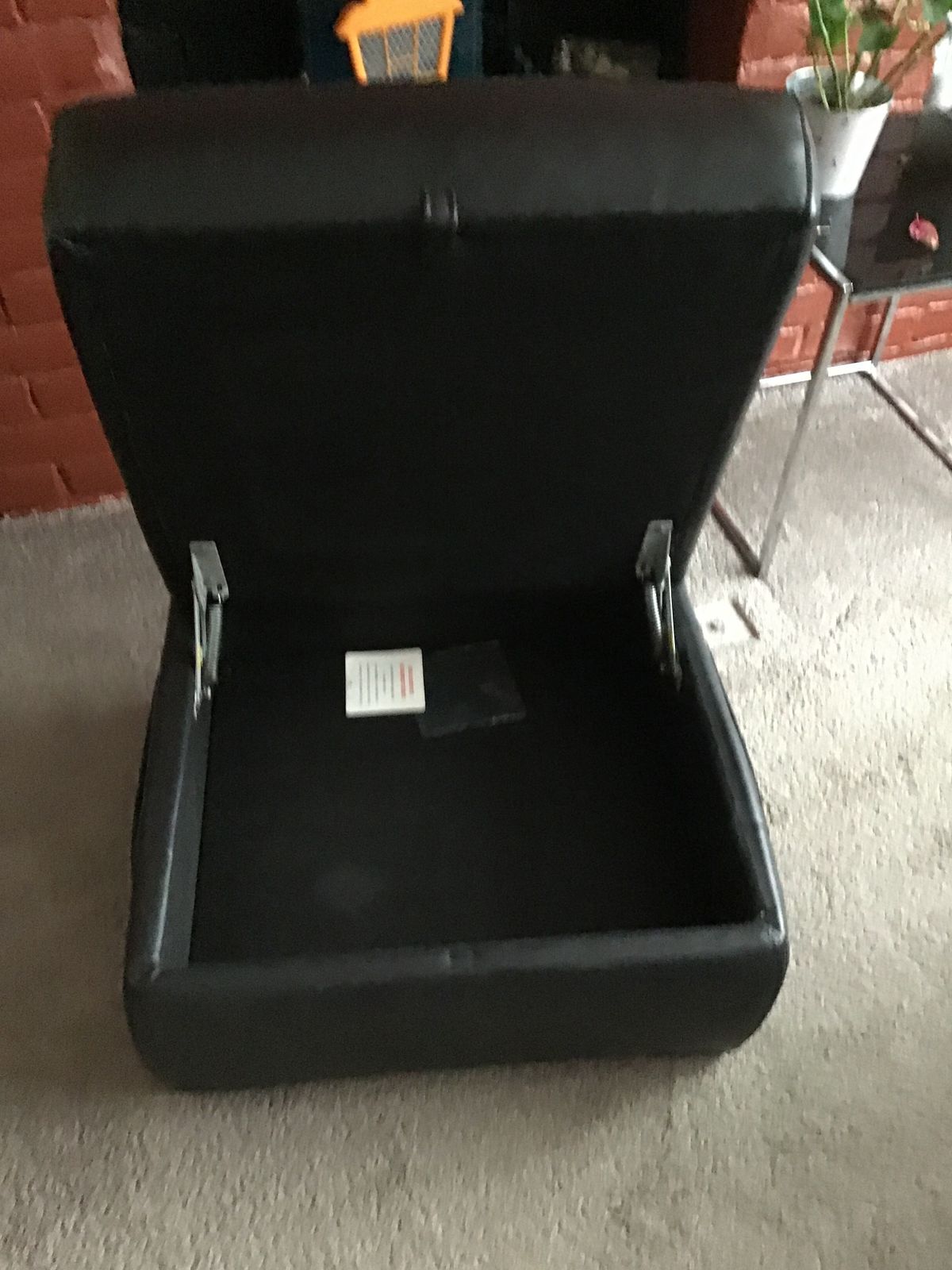 Brand New 2 Seater Leather Sofa And Footrest photo Furniture