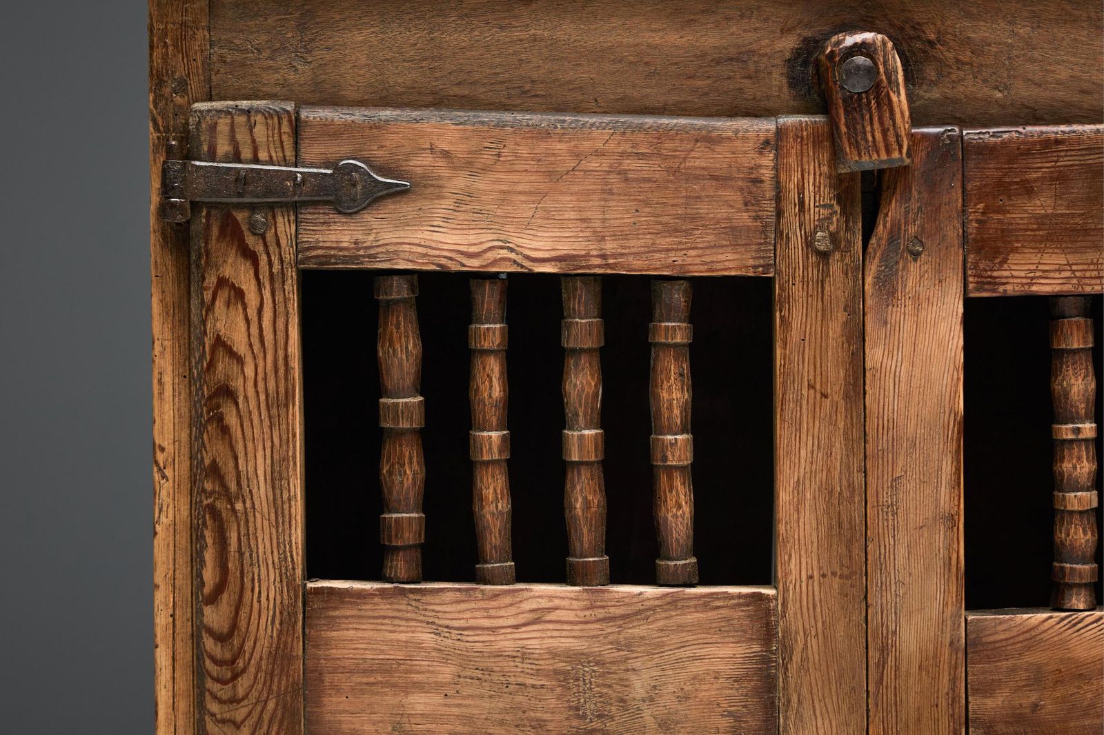 photo furniture Rural Art Populaire Pantry Cabinet, Spain, 19th Century