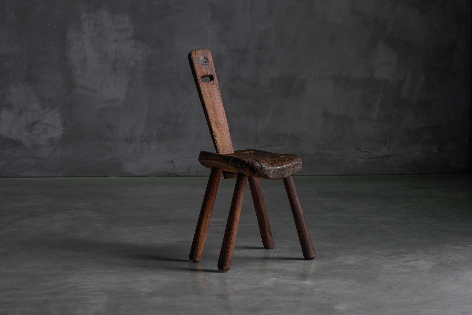 Alpine Folk Art Chair, France, 19th Century photo furniture