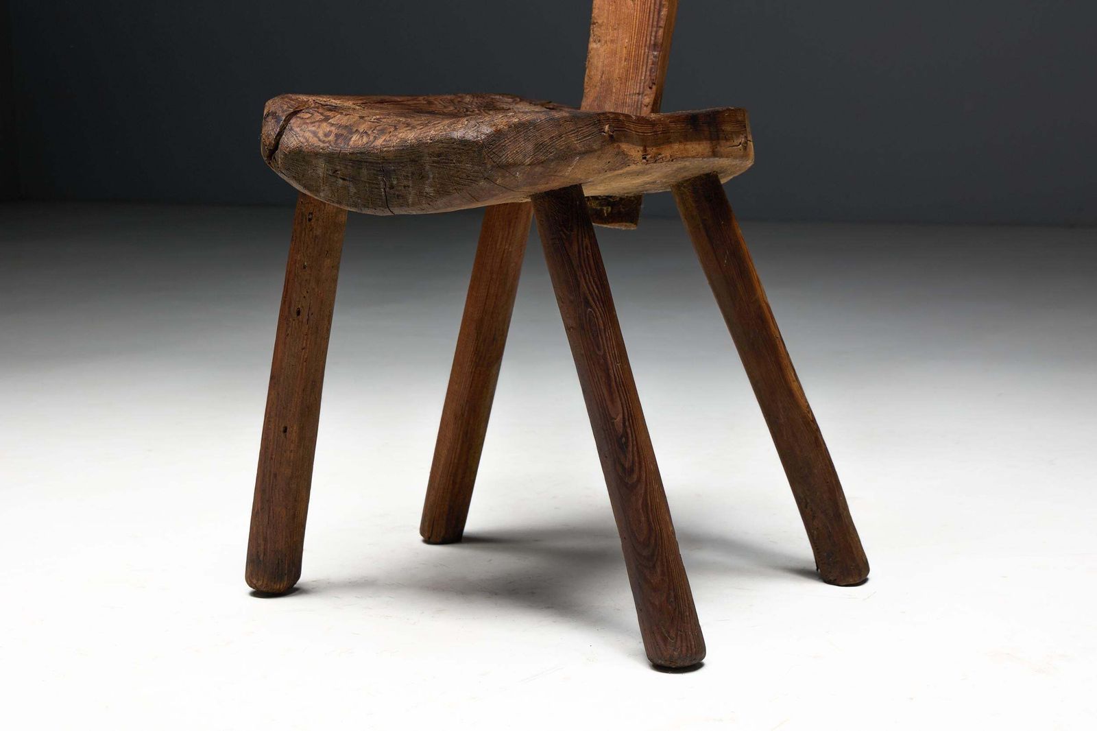 photo for sale Alpine Folk Art Chair, France, 19th Century