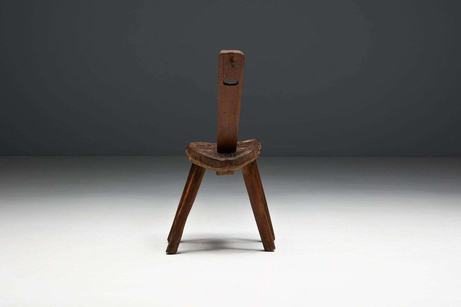 photo vinterior Alpine Folk Art Chair, France, 19th Century