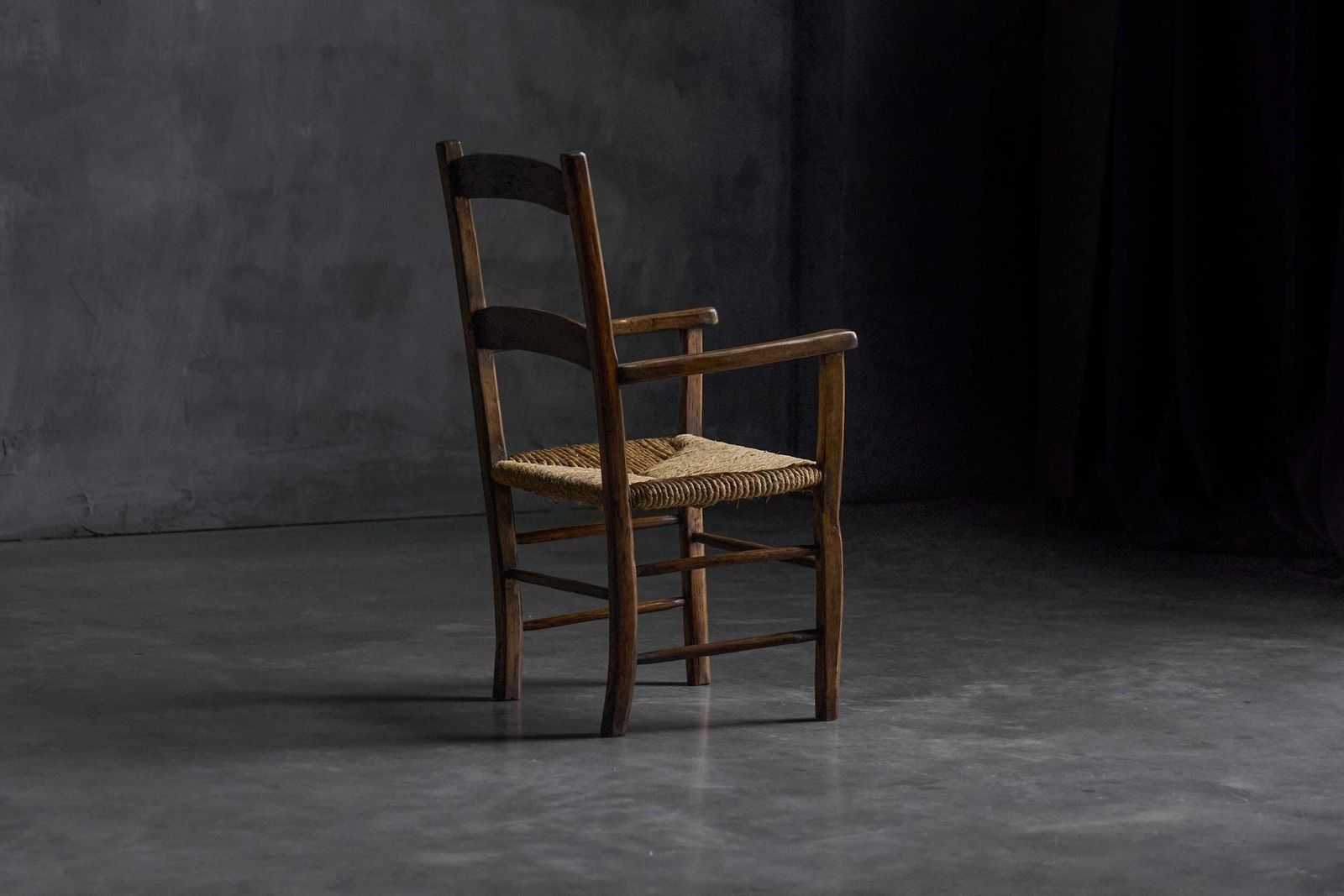Vernacular Rural Armchair, France, Early 20th Century photo vinterior