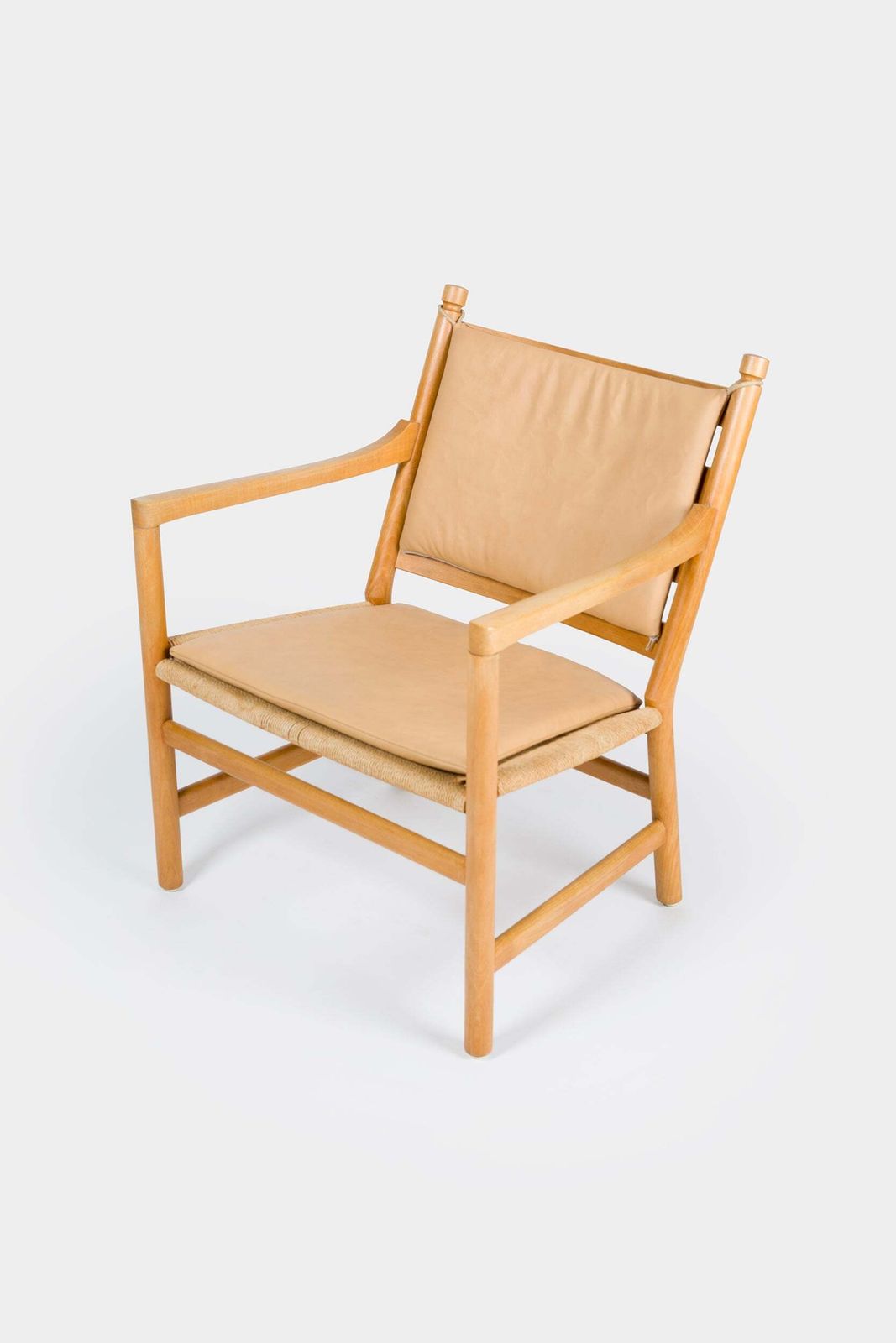 Pair Of Hans J. Wegner, Carl Hansen & Son, Ch44 Easy Chair, Denmark, 60s photo Furniture
