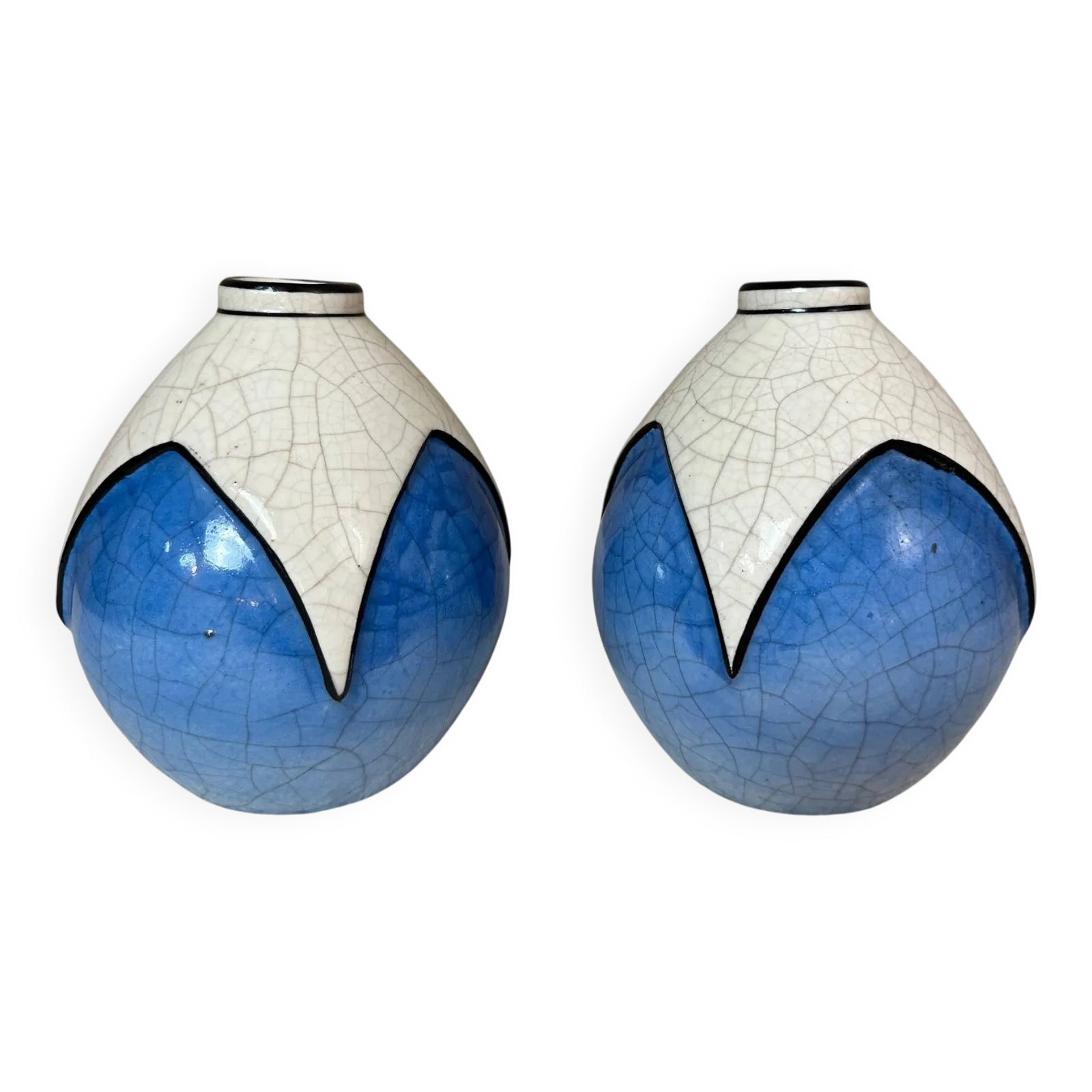 Page 1 Of 9 Pair Of Art Deco Vases