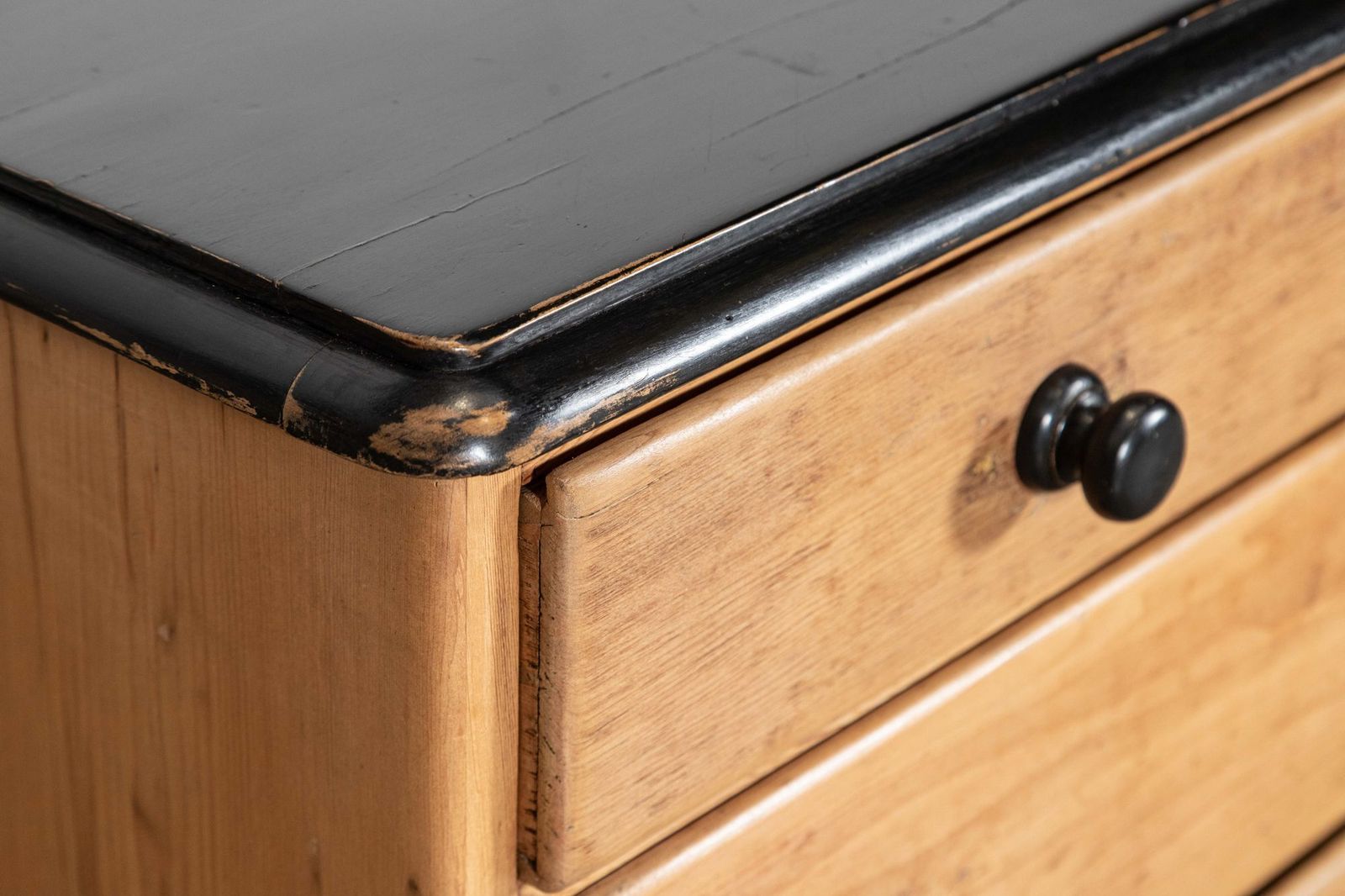 photo for sale Large English 19thc Pine Dresser Base Drawers