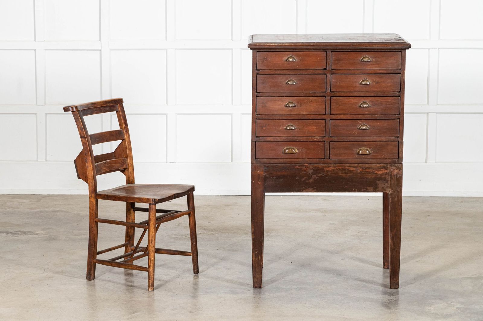 English 19thc Pine Drawers, 1800s photo Furniture
