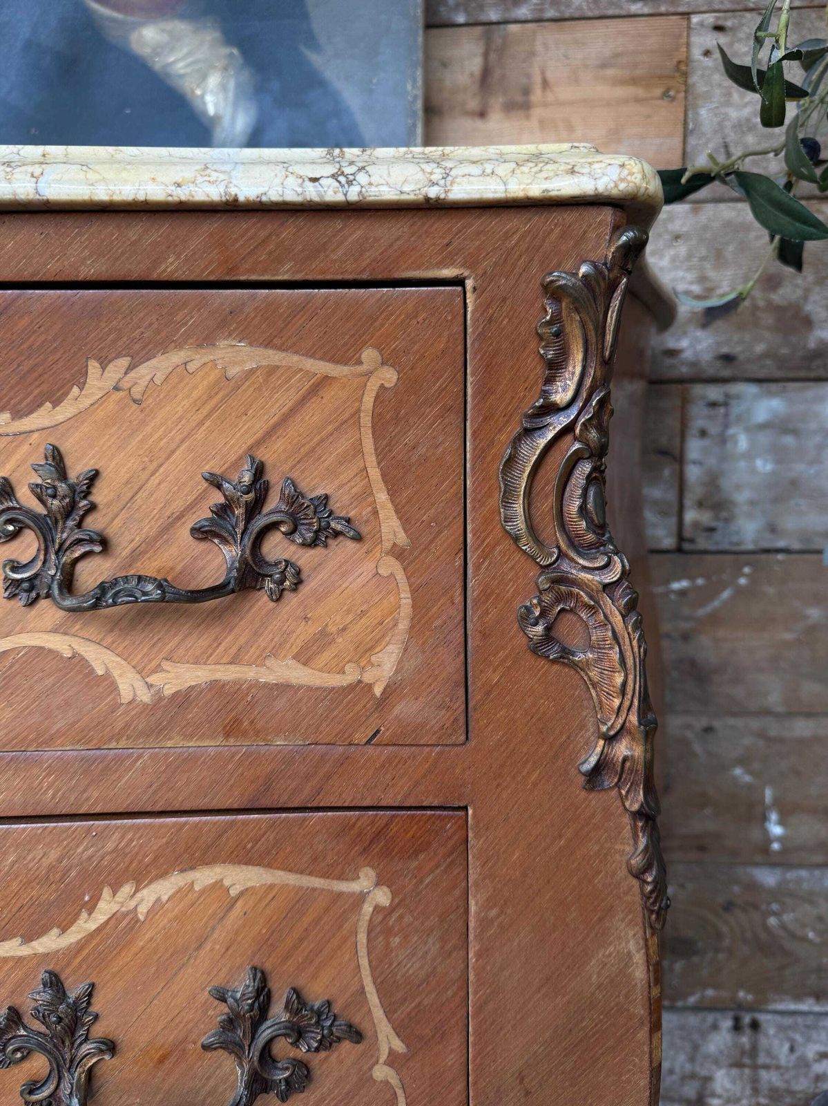 photo for sale Louis XV Style Bombe Chest Of Drawers