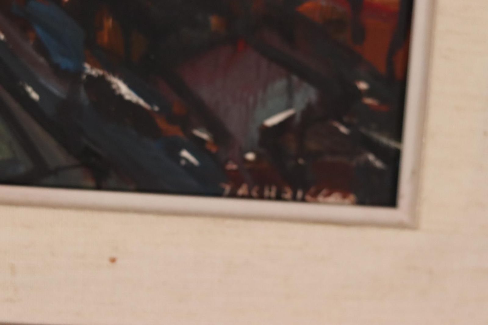 Original Swedish Oil On Panel – “City II” By P.O. Zachrisson – Signed & Framed – 36 × 42 Cm (14.2" × 16.5") photo buy