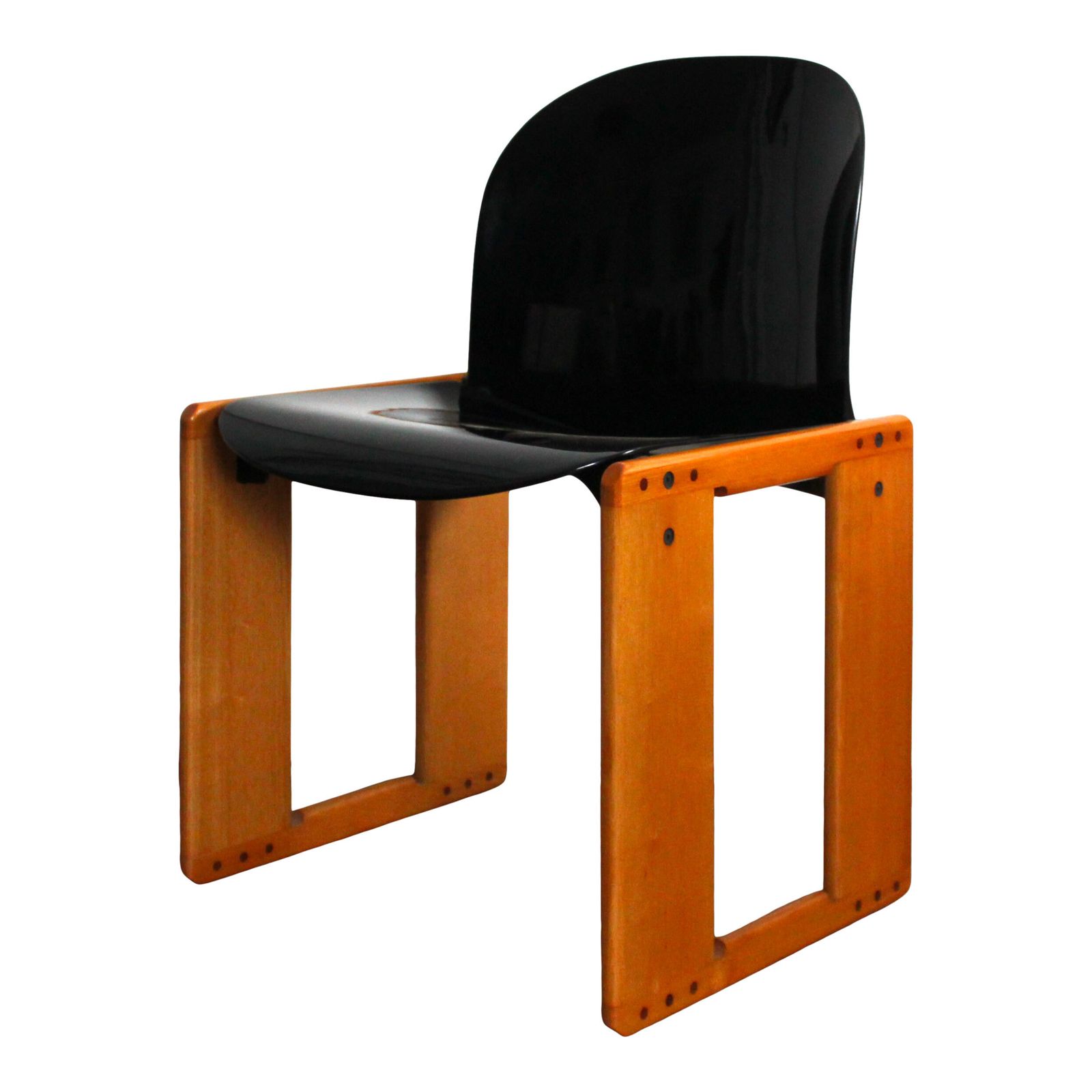 15700.0 Set Of 8 Dialogo Chairs By Afra & Tobia Scarpa For B&B Italia, 1973 photo