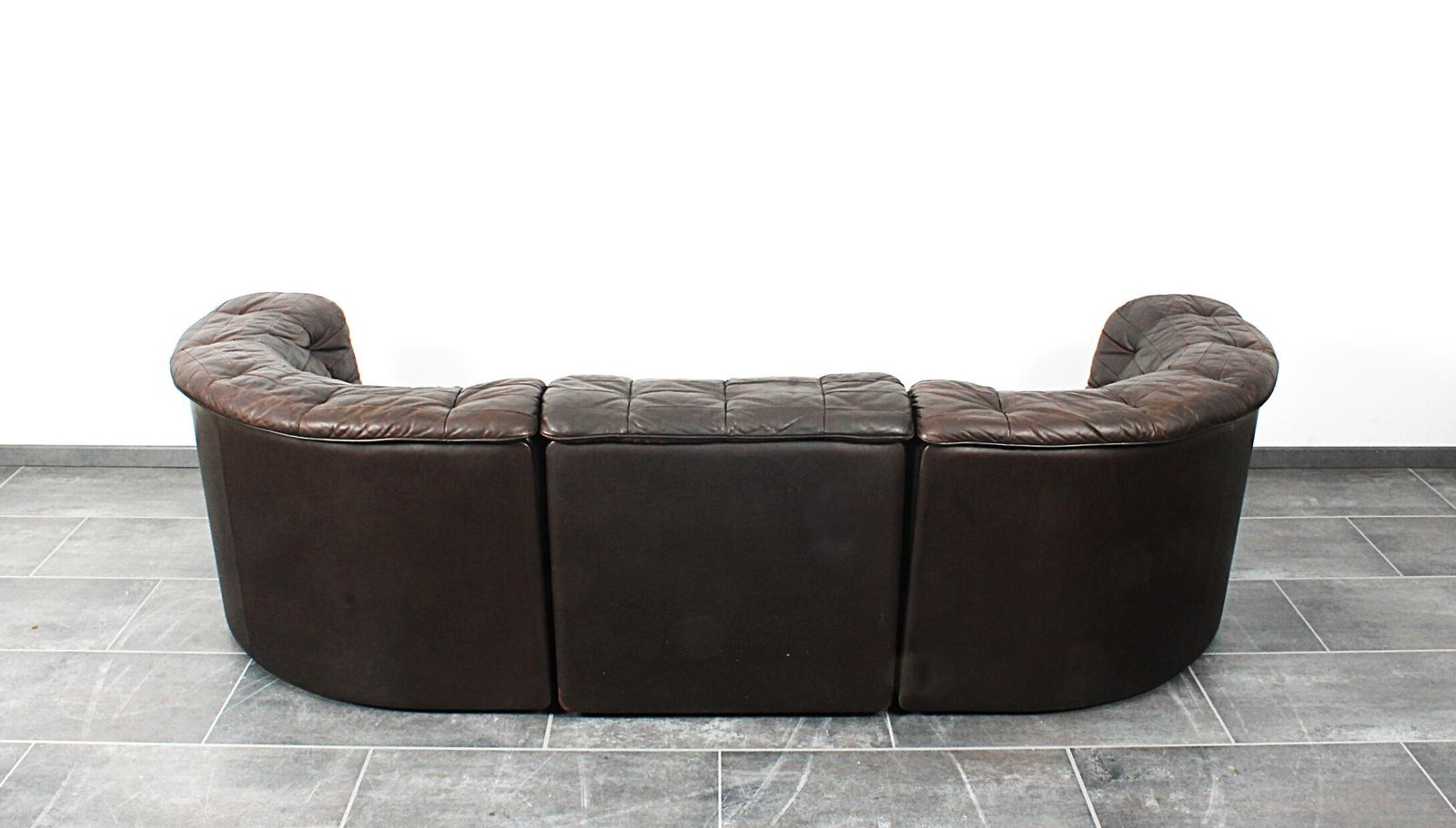 photo for sale Beautiful De Sede Ds 11 Threeseater In Chocolate Brown Leather