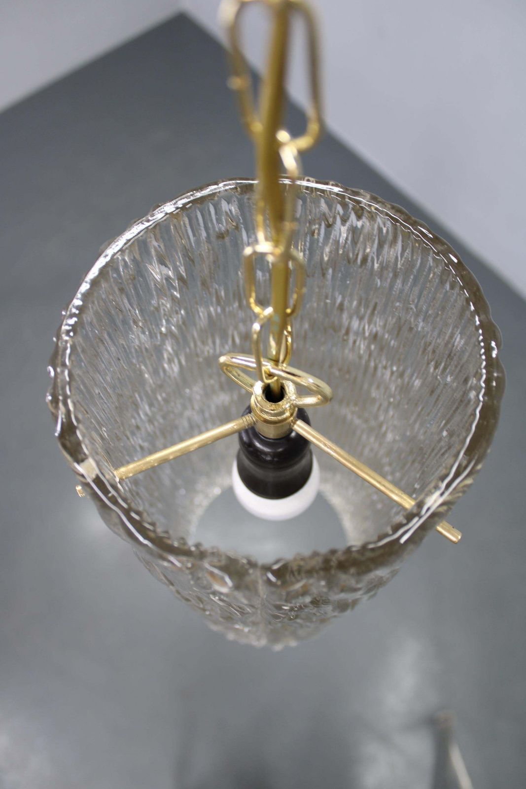 Swedish Glass Pendant Light By Carl Fagerlund For Orrefors, 1960s photo vintage