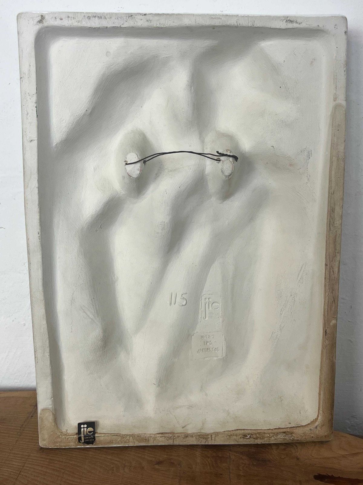 Art Retro Ceramic Wall Plaque, Pop Art Design, Swedish Artist, Ewa Jarenskog, For Jie Gantoft photo