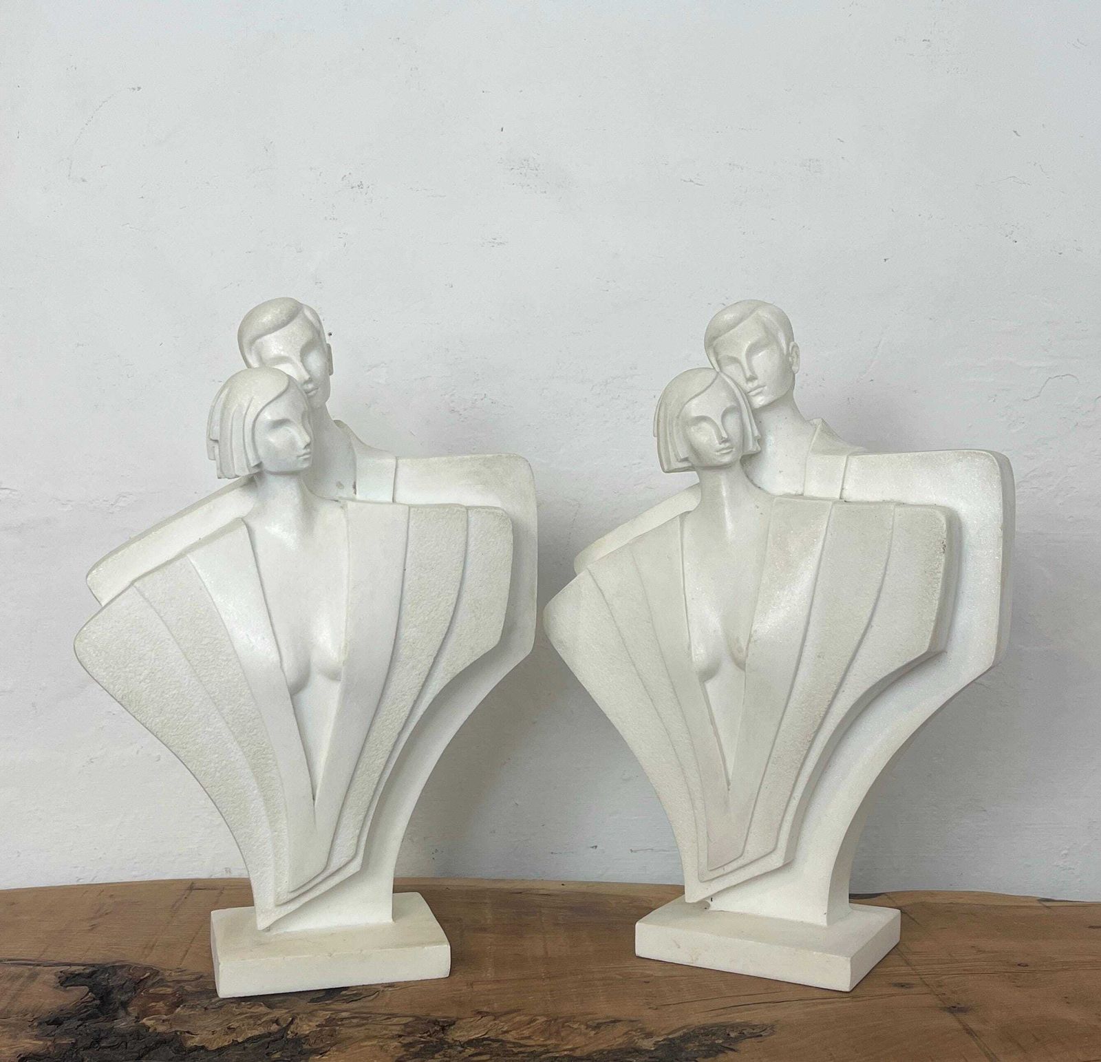 Retro Postmodern Art Deco Movement, Lindsey B Balkweill, London Sculpture, Home Bookends photo furniture