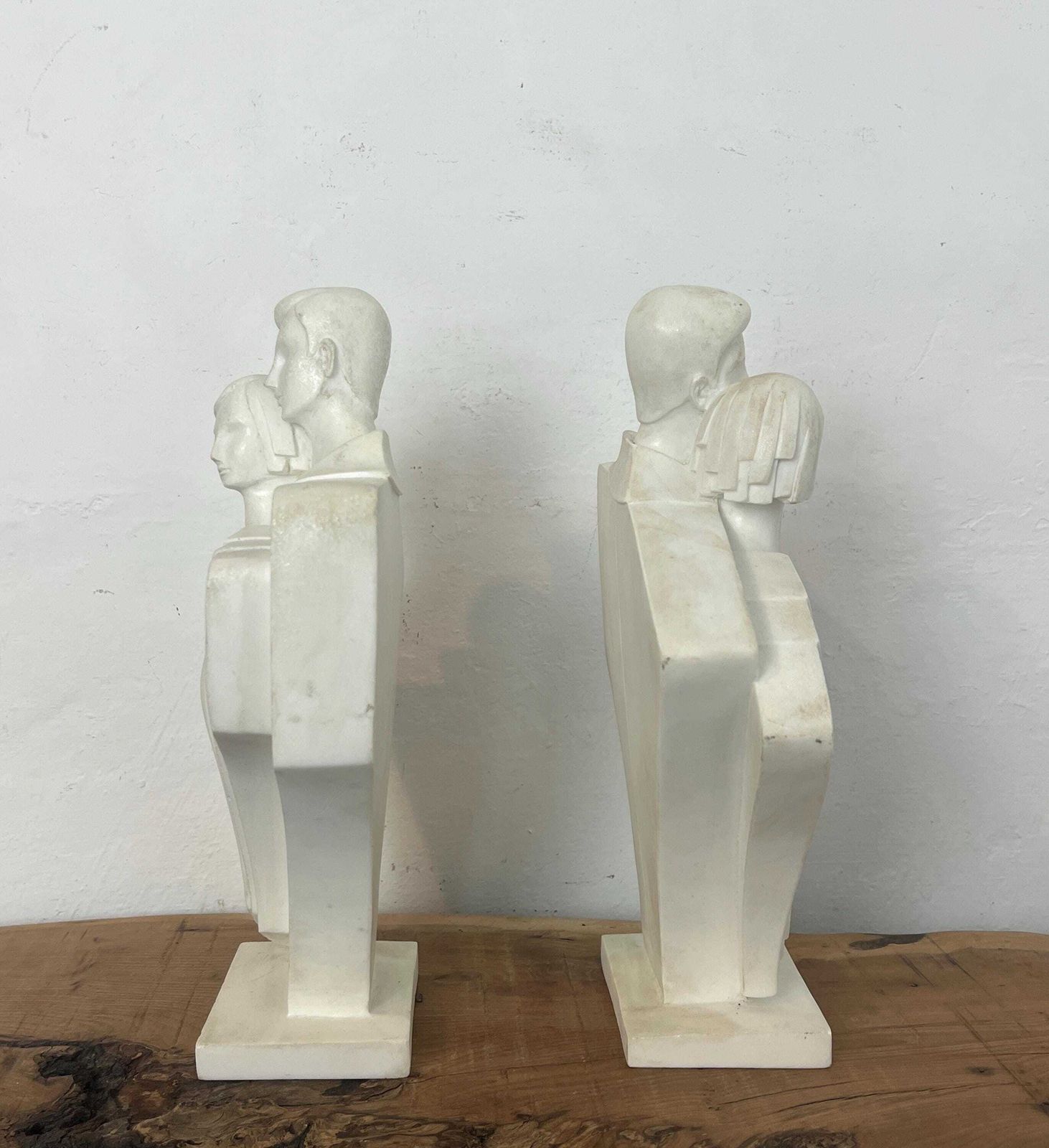 Retro Postmodern Art Deco Movement, Lindsey B Balkweill, London Sculpture, Home Bookends photo 295.0
