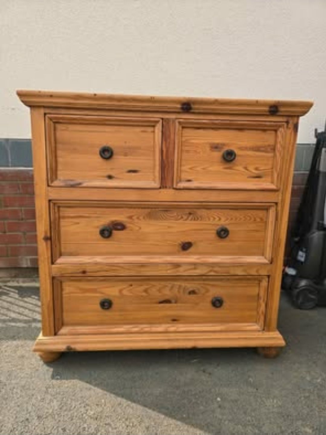 Collectable Antique Pine Chest Of Drawers