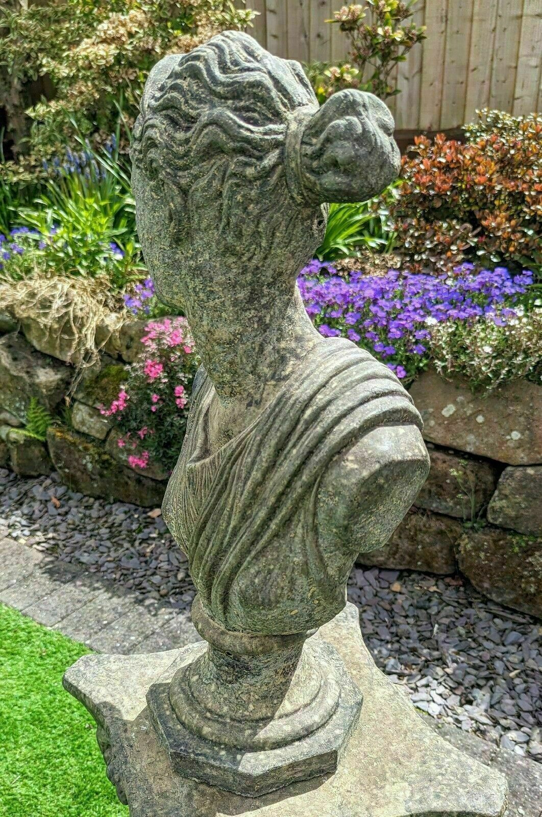 Aphrodite Vintage Garden Ornemant Goddess Love! English Stone 0042. photo for sale