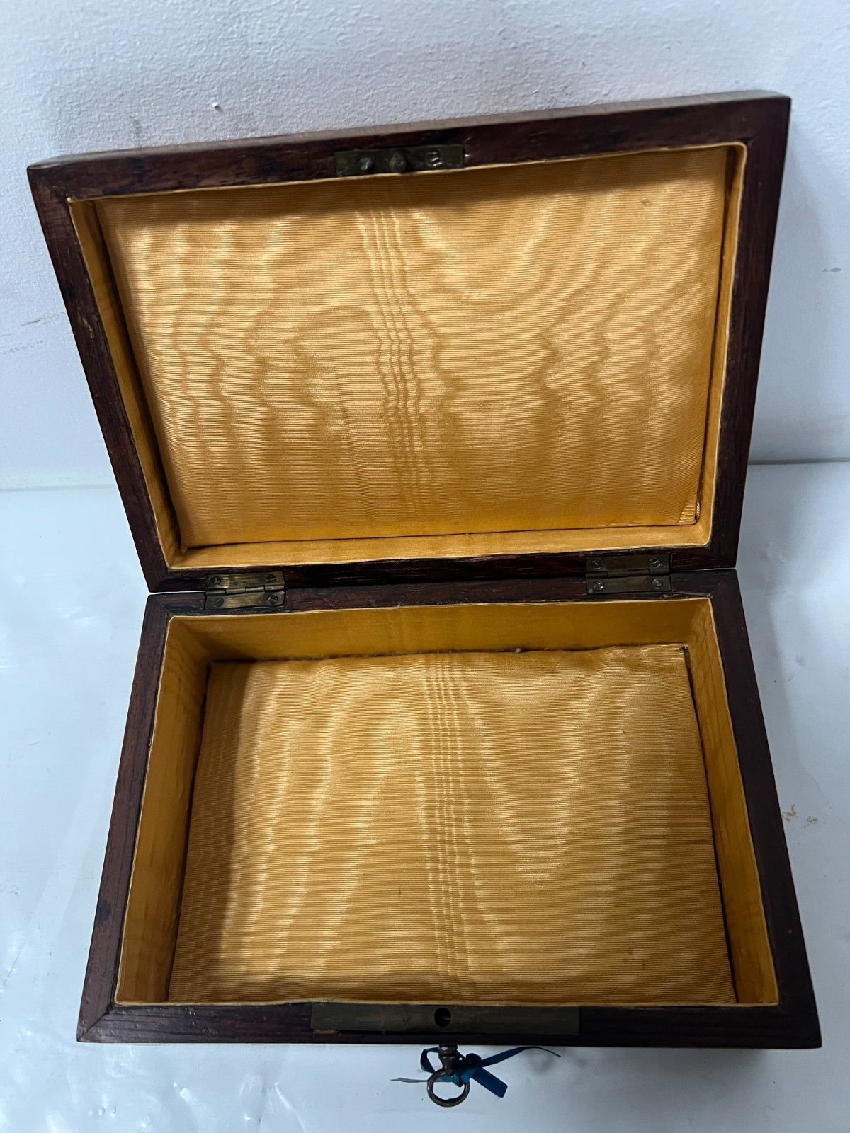 Napoleon III Mahogany And Light Wood Inlay Jewelry Box 20th Century photo furniture
