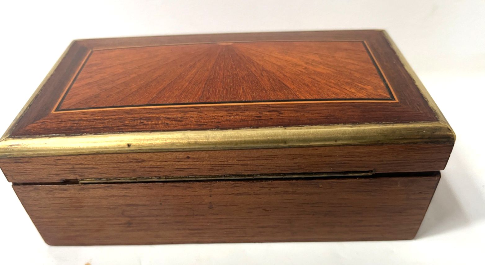 Napoleon Mahogany Jewelry Box 20th Century photo 178.88