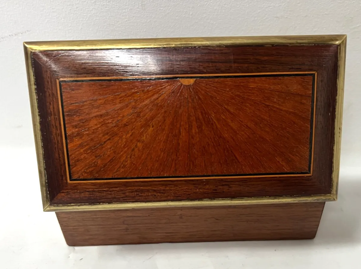 Napoleon Mahogany Jewelry Box 20th Century photo buy