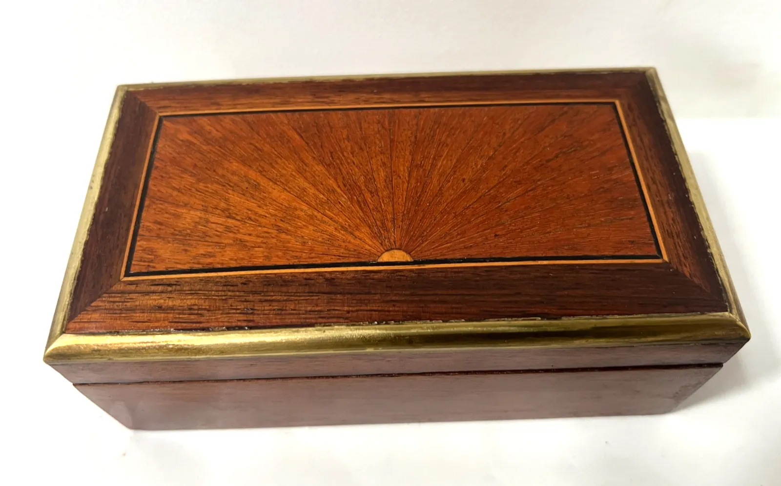 Napoleon Mahogany Jewelry Box 20th Century photo vintage