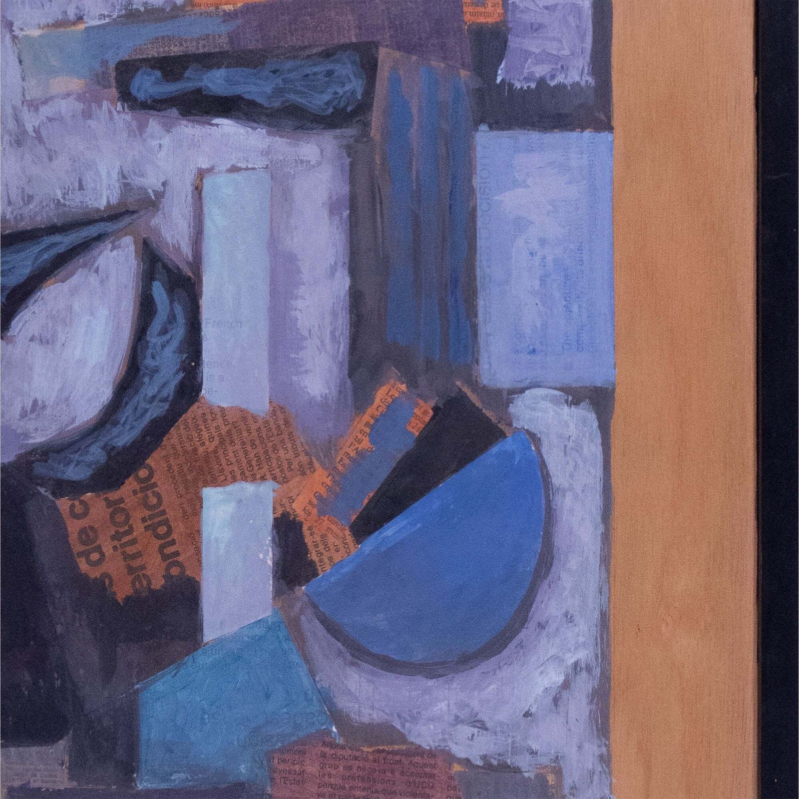 Geometrische Collage Abstractie Van Manuel Rufi Gibert, 1986 photo for sale