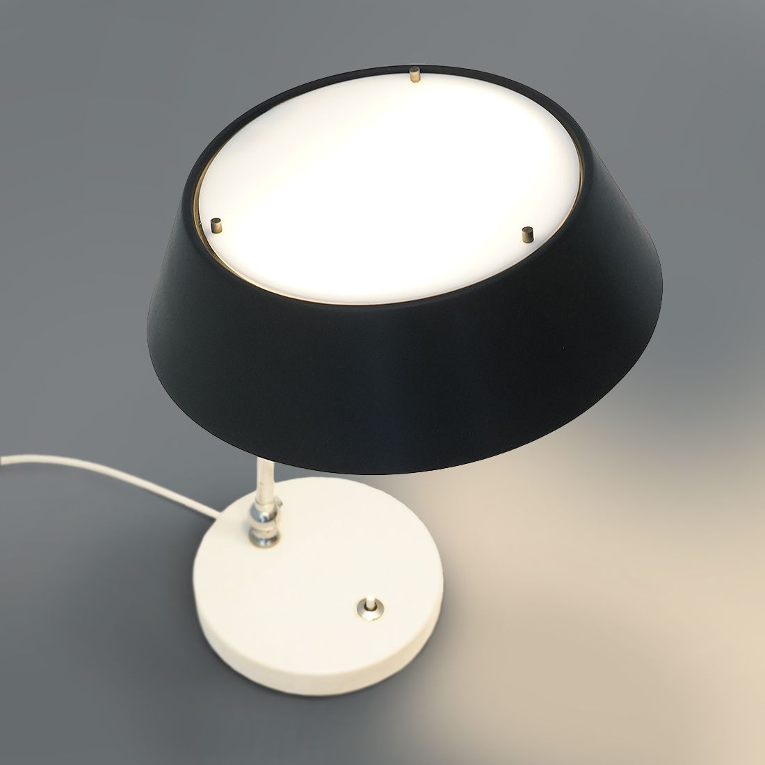 photo furniture Table Lamp By Stilux With Marble Base, 1950s