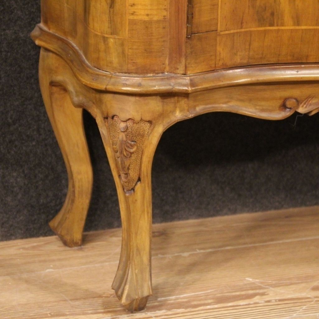 Venetian Sideboard Inlaid In Walnut, Burl, Beech And Maple photo Furniture