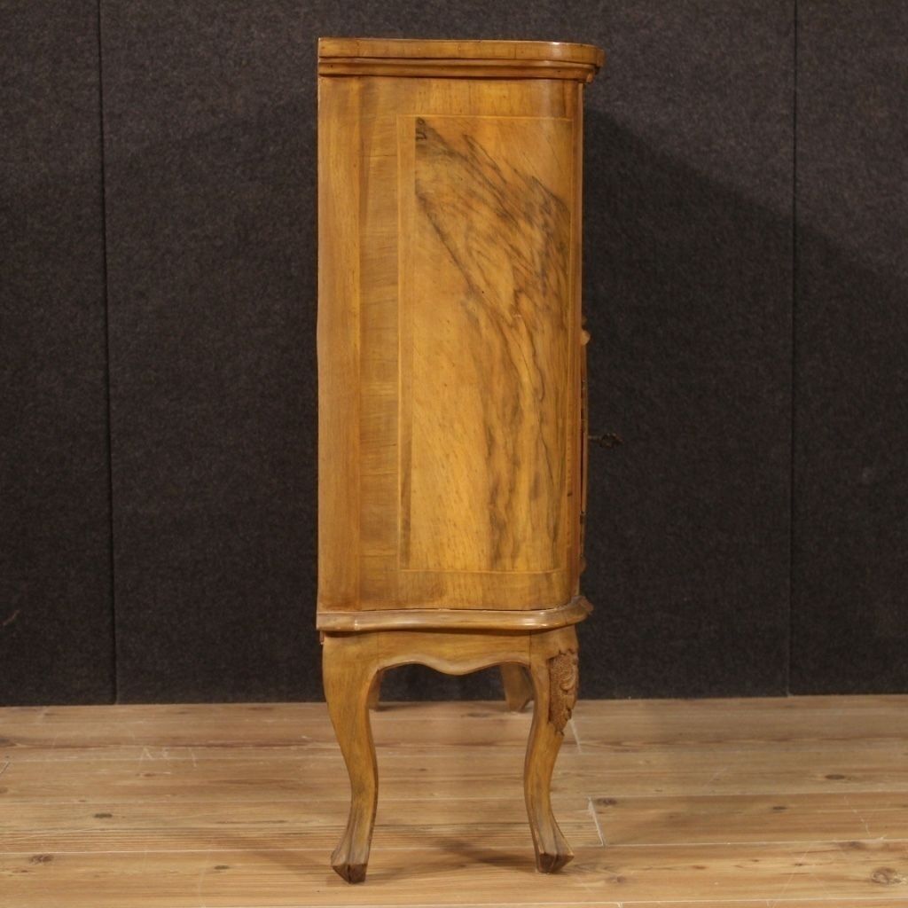 photo furniture Venetian Sideboard Inlaid In Walnut, Burl, Beech And Maple