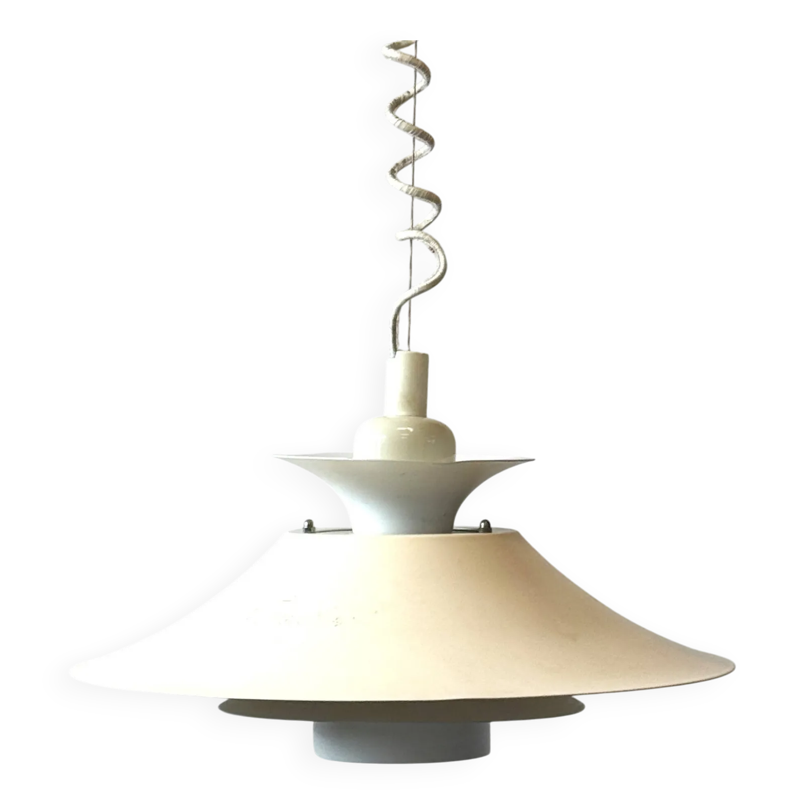 Adjustable Pendant Lamp, 1970s Sweden, Mid C, Vintage