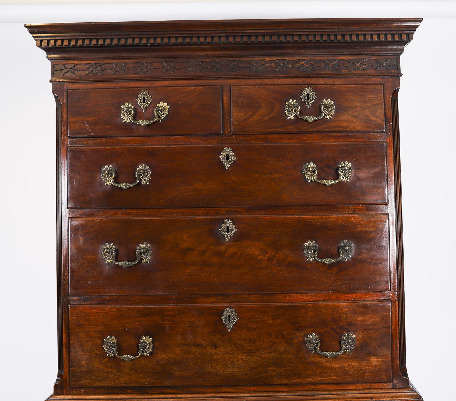 Antique George III Mahogany Chest Circa 1770 18th C photo Furniture