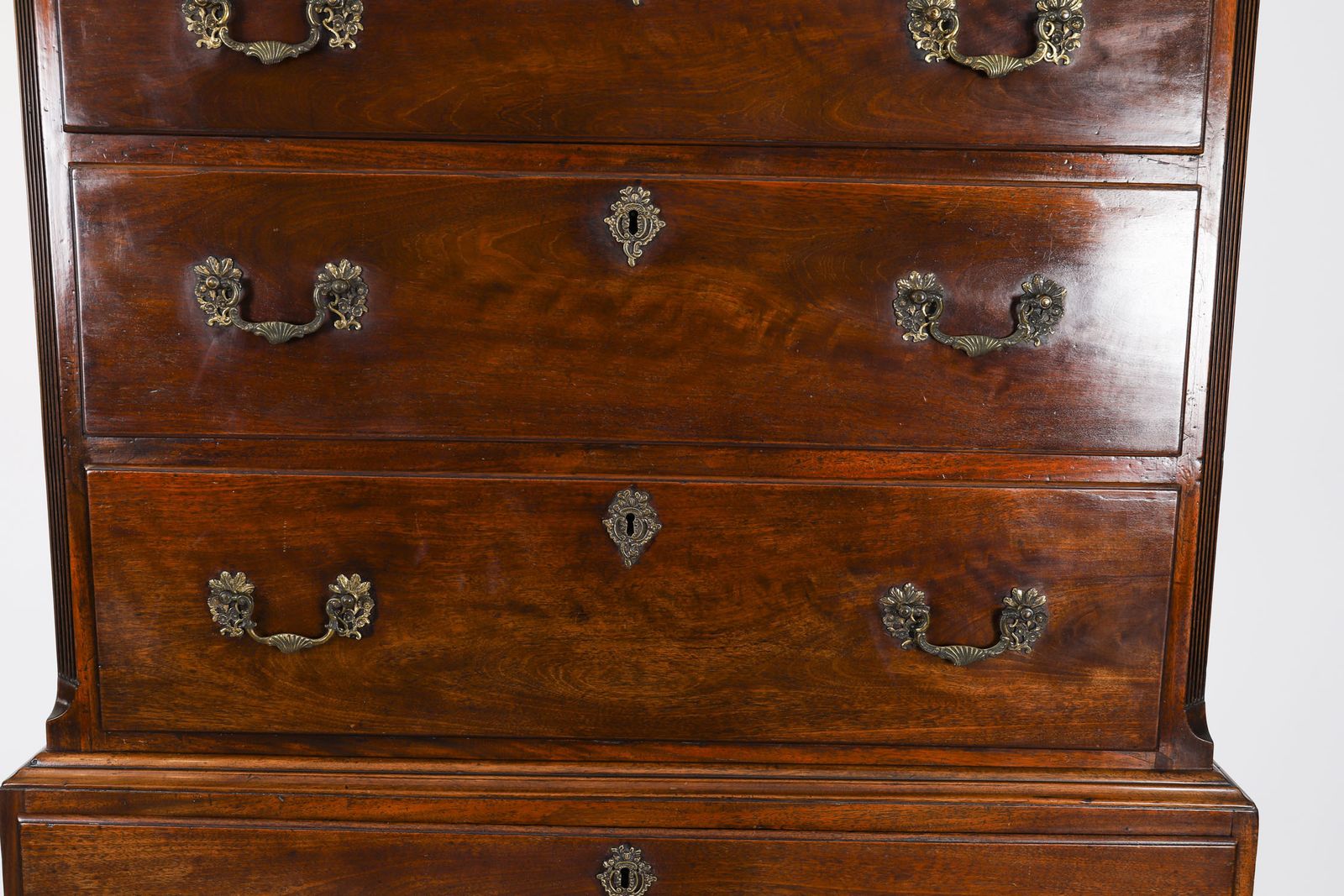Antique George III Mahogany Chest Circa 1770 18th C photo vinterior