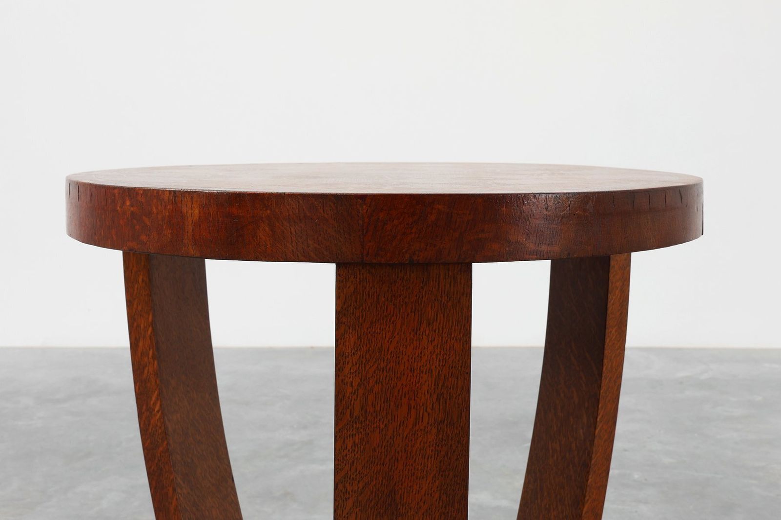 Art Deco Side Table In Wood And Chess Style Veneered Top, 1940 photo furniture