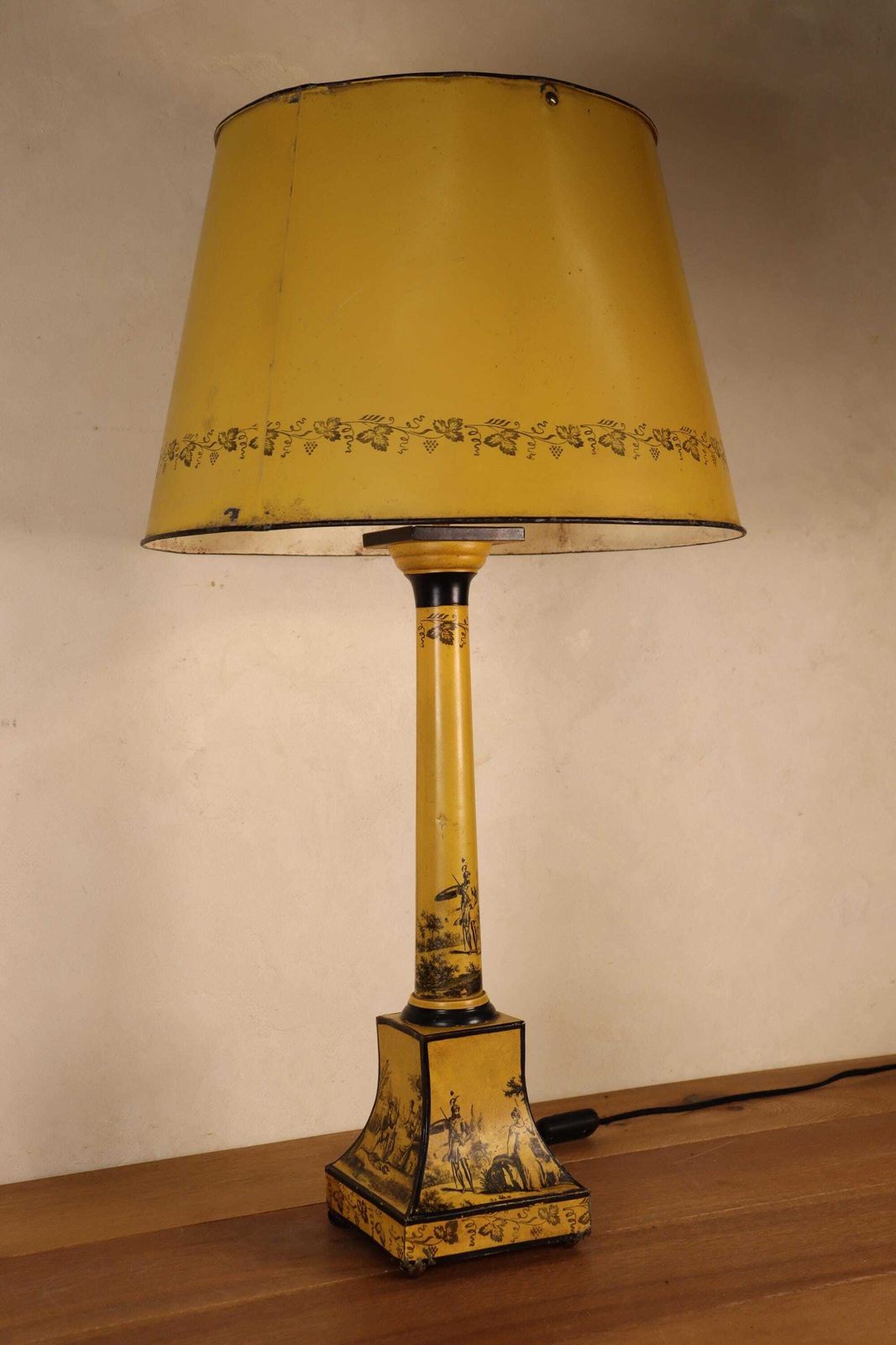 Original Italian Mid Century Tole / Metal Table Lamp (St.254) photo 439.0
