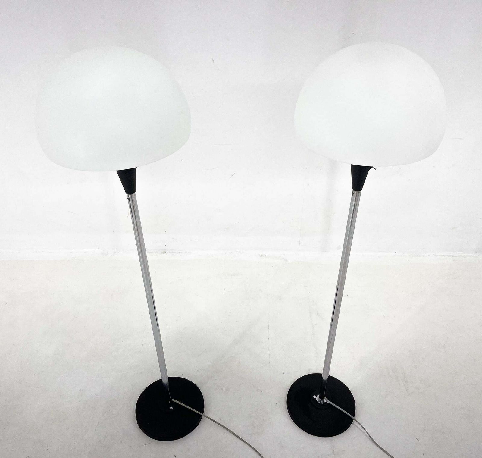 Pair Of Two Floor Lamps By Jaroslav Bejvl For Lidokov, 1960s photo for sale