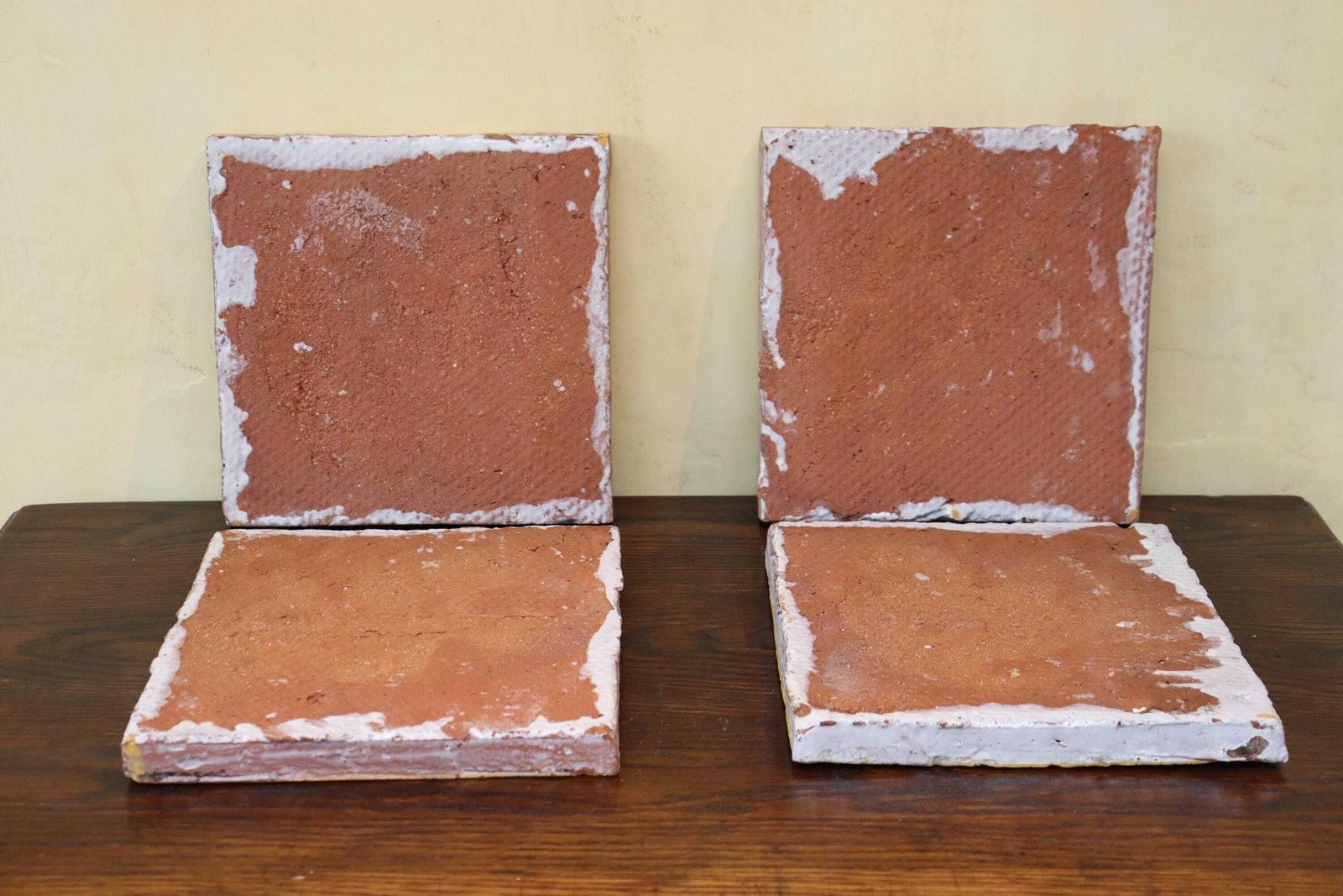 photo for sale Set Of Four Spanish Vintage Antique Style Tiles , Depicting The Four Seasons (St.265)