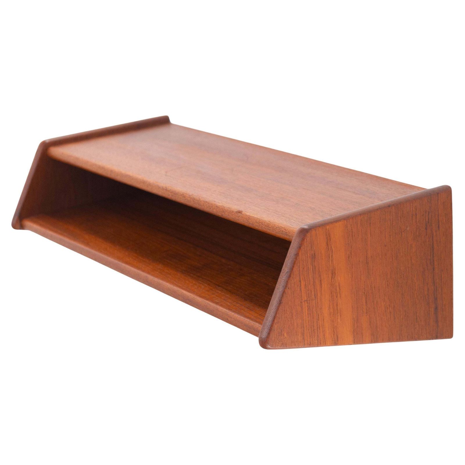 Danish Floating Teak Shelf By Kai Kristiansen For Aksel Kjersgaard, 1960s.