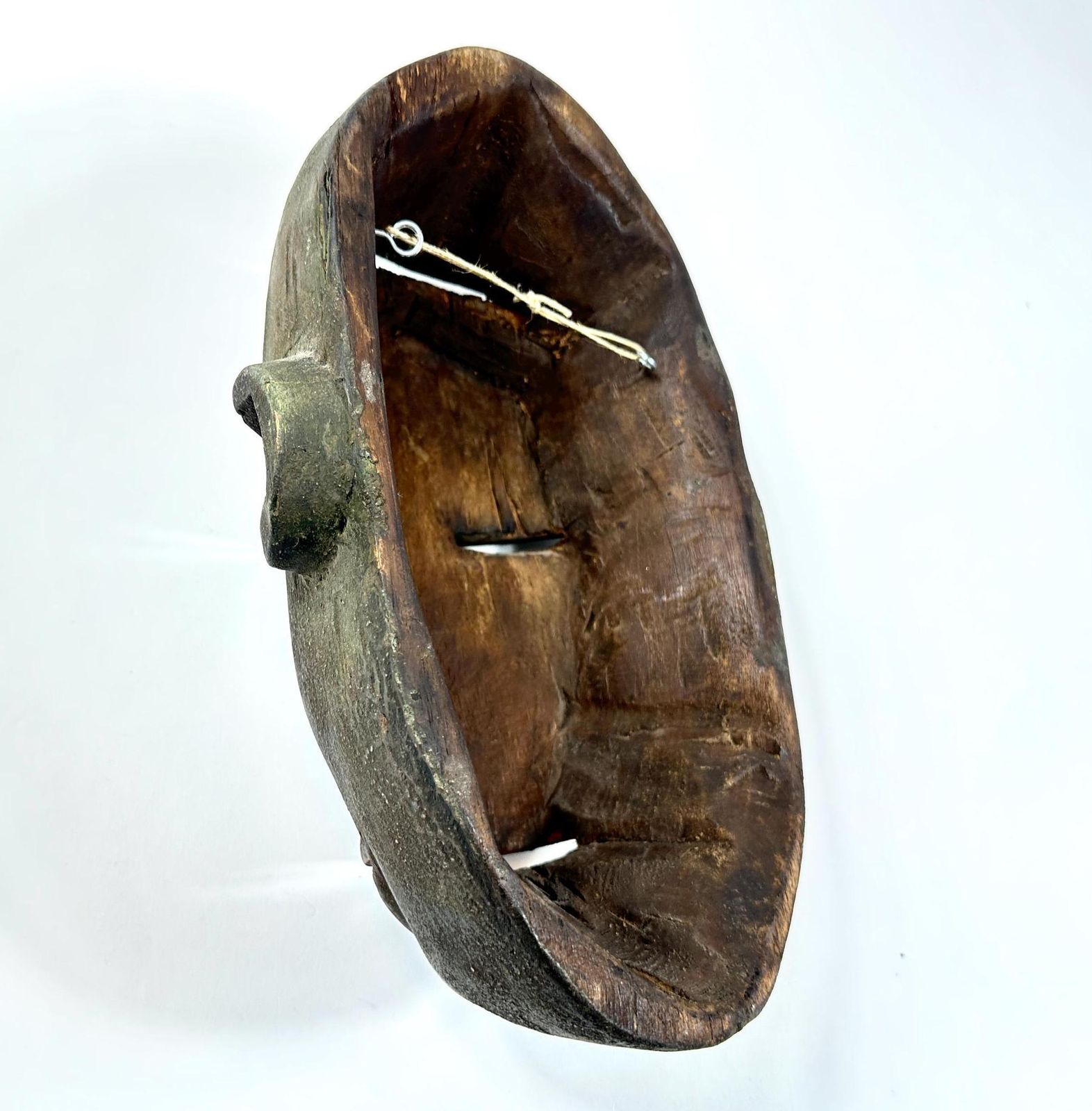 photo furniture African Wood Tribal Mask – Vintage Hand Carved Mask With Dual Faces