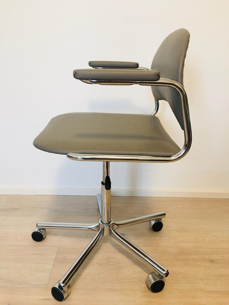 Light Grey Office Chair From Kovona, 1970s photo 350.0