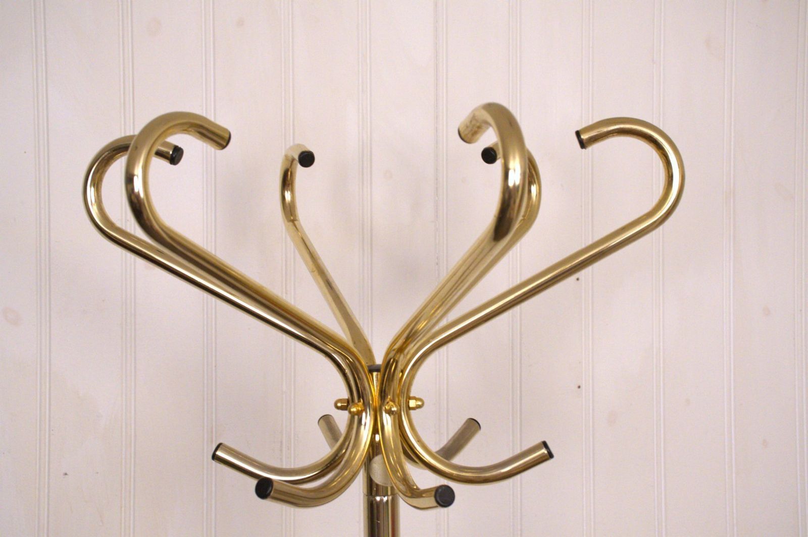 Swedish Brass Coat Hanger By Ragnvald Torkelson For Skånes Fagerhult, 1980s photo Furniture