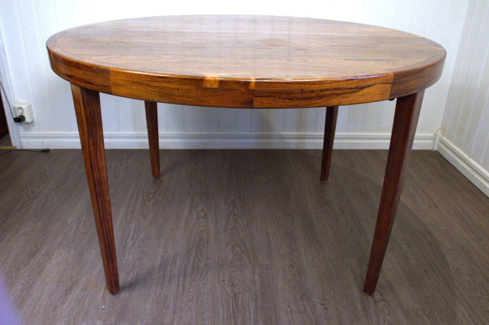 Danish Rosewood Extendable Dining Table By Kai Kristiansen, 1960s, Set Of 3 photo furniture