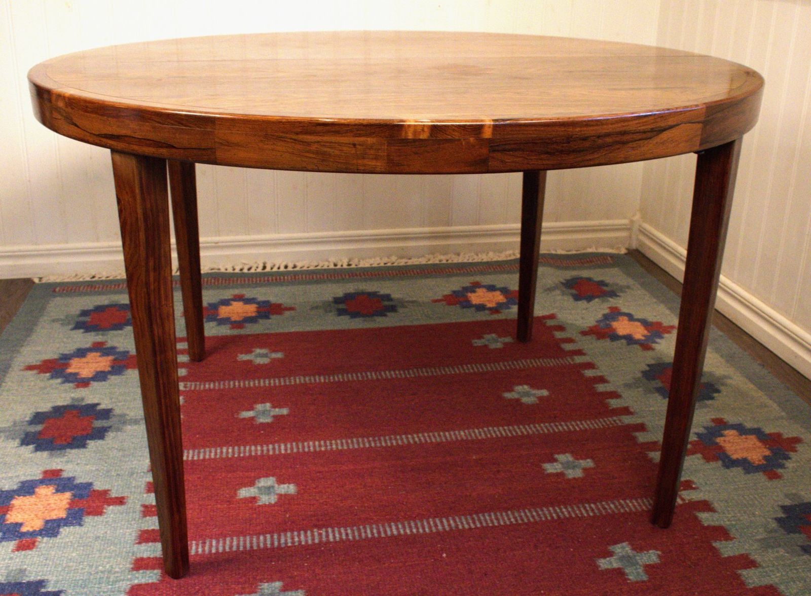 Danish Rosewood Extendable Dining Table By Kai Kristiansen, 1960s, Set Of 3 photo 3937.0