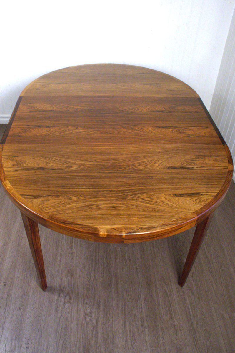 Danish Rosewood Extendable Dining Table By Kai Kristiansen, 1960s, Set Of 3 photo vinterior