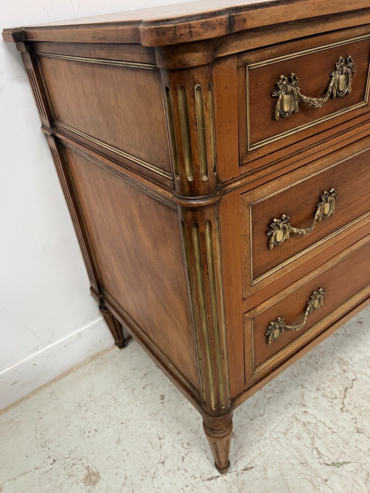Louis XVI Style Mahogany Chest Of Drawers 19th Century photo 1631.25