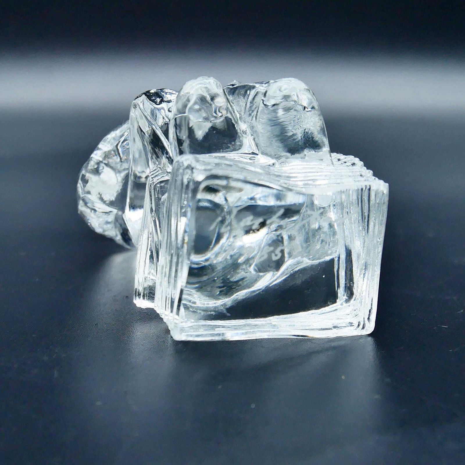 photo furniture Kosta Boda Kjell Engman Art Glass Figurine, 1985
