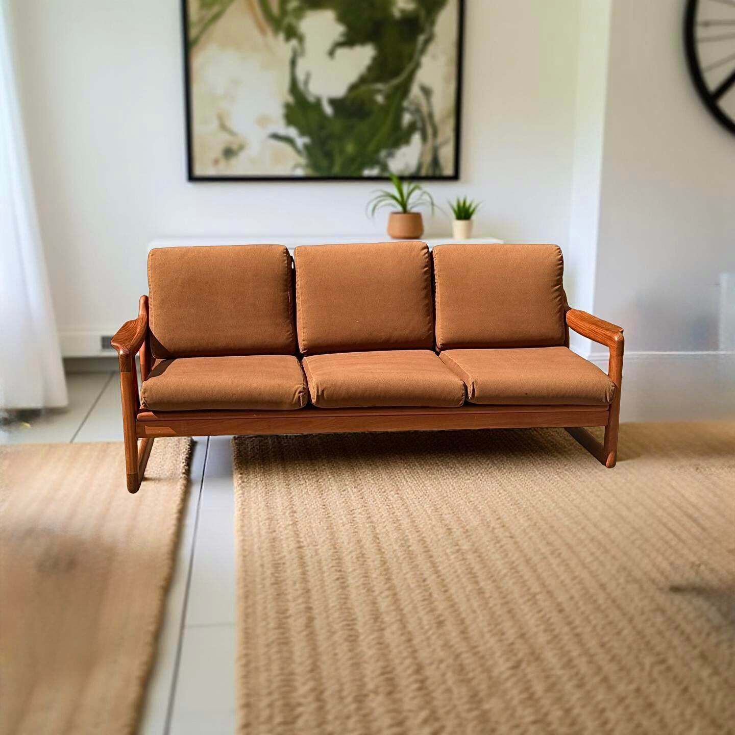 photo for sale Vintage Teak Seating Group From Komfort Denmark 1960s Set Of 3