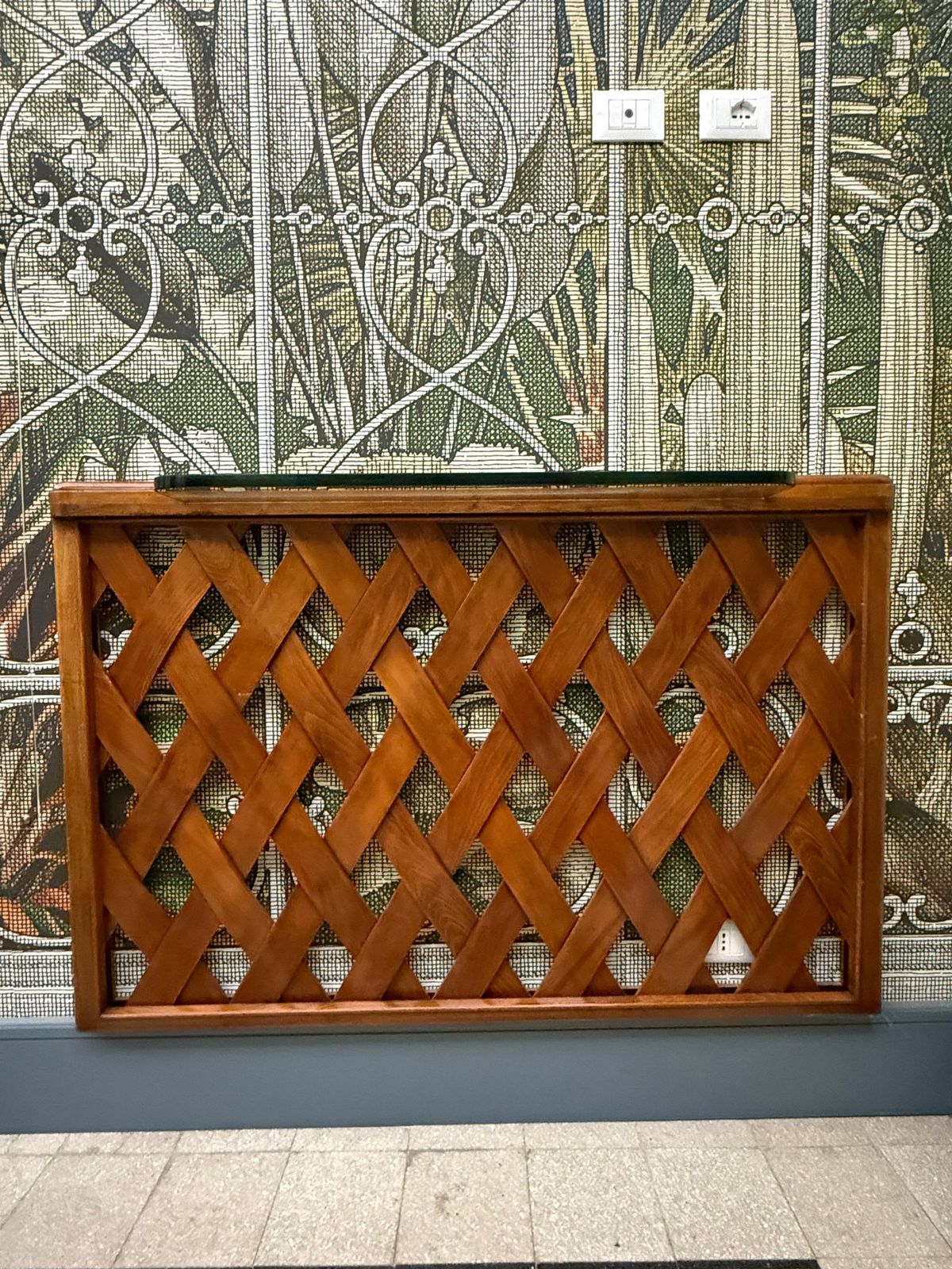 Rectangular Console In Walnut And Crystal Paolo Buffa Mid Century Design photo vinterior