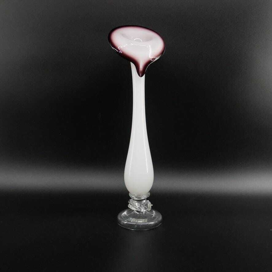 Vintage Murano Style Jack In The Pulpit Vase – Hand Blown Art Glass, 1960s photo furniture