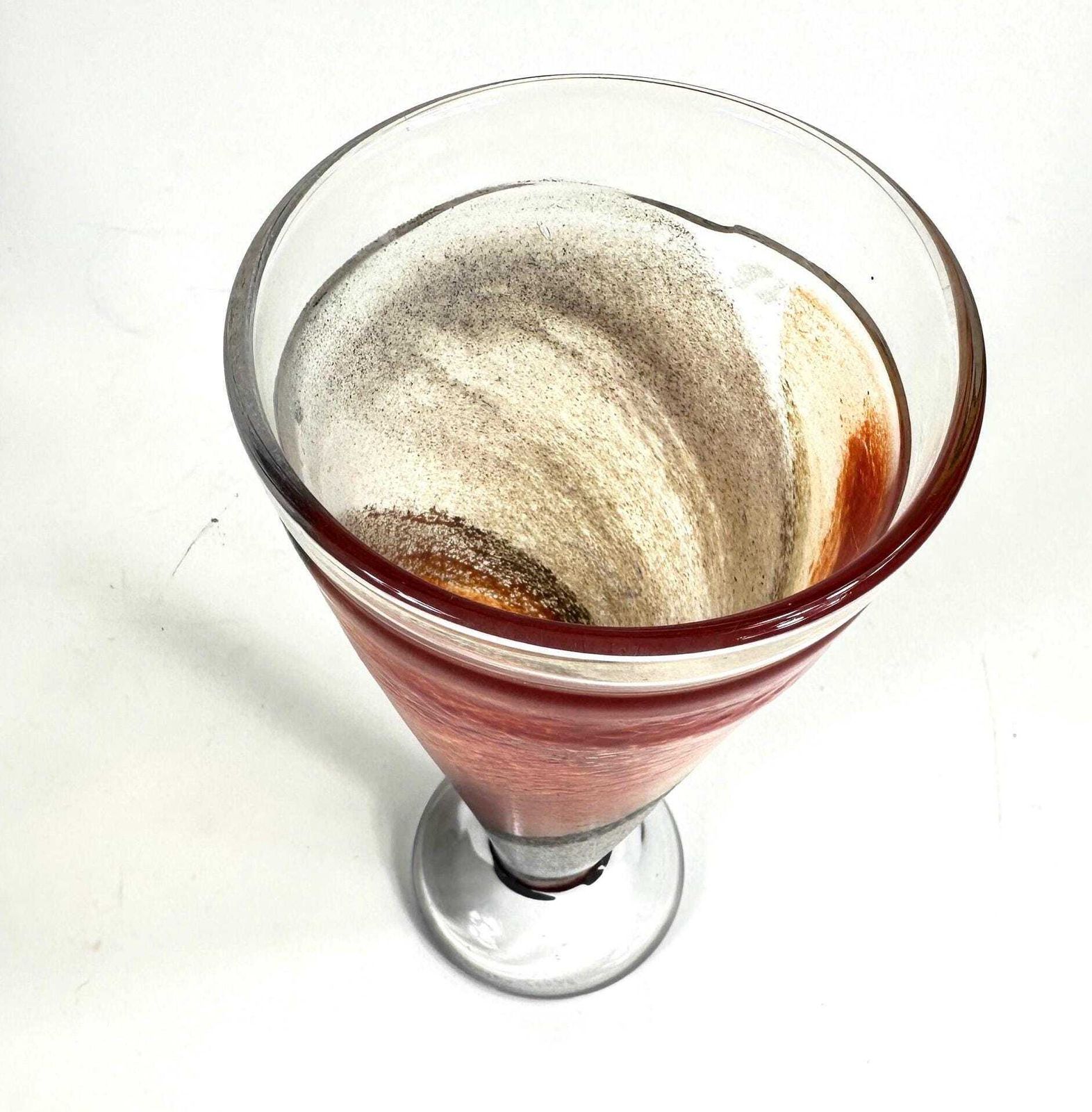 Kosta Boda Twister Glass Vase – Kjell Engman Signed & Numbered | Mid Century Modern Decor photo vinterior